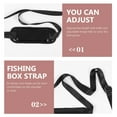 thumbnail image 6 of YUNLIGHTS Comfortable Fishing Box Shoulder Strap Black Polyester Adjustable Design, 6 of 6