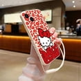thumbnail image 5 of Funda de teléfono de dibujos animados Hello kitty para Samsung Galaxy, S24, S23, S22, S21, S20 Ultra FE, S10, 4G, S9, S10E, Note 20, 10, 9 Plus, con cordón, 5 of 5