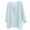Light Blue, variant on Breezora Breathable Cotton Linen Shirt for Women 3 4 Sleeve V Neck Casual Blouse Relaxed Fit Beach Yoga Everyday Comfortable Top XXXL Size Light Blue