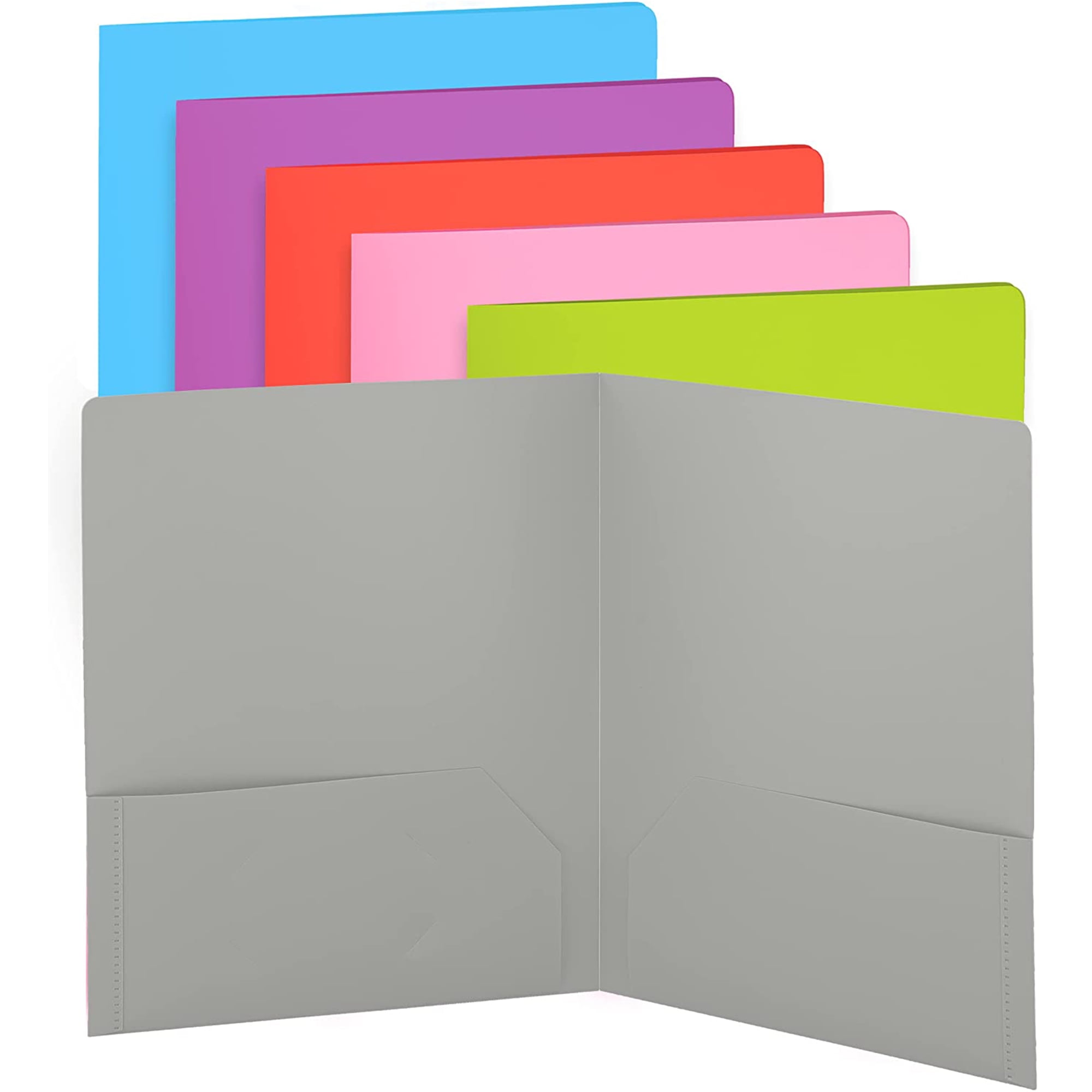 Enday Folder with Pockets 2 Pocket Portfolio Folder for School and