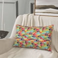 thumbnail image 5 of Sikiie Colorful Fish 2 Print Plush Pillow Cover, Wrinkle-proof and Stain-resistant Pillow Protector without Pillow Core, Home Decoration-20"x30", 5 of 6
