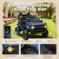 thumbnail image 4 of iYofe Ford Ford Bronco Raptor Electric Ride on Cars for Kids, 12V Powered Ride on Toys Truck with Remote Control, 4 Wheels, Spring Suspension, Blue, 4 of 7