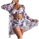thumbnail image 2 of Trajes de baño para mujer Trajes de baño para mujer Trajes de baño para mujer Ropa de playa Trajes de baño de 3 piezas para mujer, 2 of 4