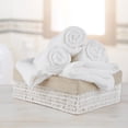 thumbnail image 5 of Washcloths Hotel 30*65Cm White Towel Cotton Hand Soft Bath Towels Bathroom Products, Towel, 5 of 9