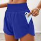 thumbnail image 1 of WILLBEST Pantalones Cortos de Yoga Casuales para Mujer, Cómodos, Elásticos y Transpirables, con Diseño Dividido para Uso Diario y Entrenamiento. Chica, 1 of 6