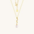 thumbnail image 1 of L'Amour Pearls Collier Perle Dorée Zigzag, 1 of 2