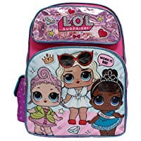 LOL Surprise! Pink & Purple Large 16' School Backpack