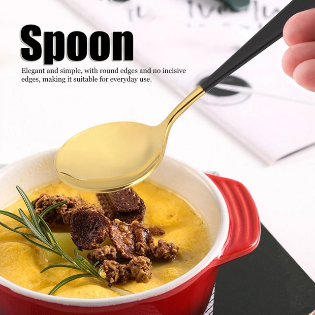 Cuchara Redondeada Para Servir, Cucharas Para Servir, Acero Inoxidable Duradero Para Uso Doméstico, Para Acampar, Cafetería, Restaurante, Uso En Cocina