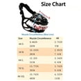 thumbnail image 3 of Monster Dog Muzzle, Dog Training Muzzle，B：L | Prevents Barking, Chews, for Small, Medium and Large Dogs, for Halloween, Party Costume Or Treat with Adjustable Straps(Type-B,2XL), 3 of 10