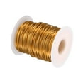 thumbnail image 3 of Uxcell Bonsai Wire Anodized Aluminum Training Wire Roll 1.5mm 98ft Golden, 3 of 7