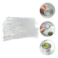thumbnail image 6 of Masteelf 200 Pcs White Kitchen Sink Strainer Filter Bags for Drain, Disposable Mesh Drain Protector Filters, 6 of 8