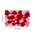 thumbnail image 3 of Nmdmisc Valentine's Day Bath Rug Heart Tufted Bath Mat Non Slip Shower Rugs Front Door Mat Carpet Floor Rug for Home Kitchen Living Room Bedroom Bathroom Decor,23.6"x15.7", 3 of 6