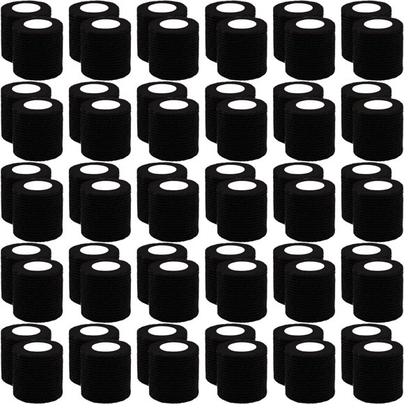 BQTQ 60 Rolls Self Adhesive Bandage Athletic Tape Cohesive Wrap 2" x 5 Yards Breathable Stretch Wrap Sports Wrap Cohesive Bandage Tape Roll
