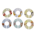 thumbnail image 1 of Baby Clothes Closet Rack Size Dividers Clothes Size 6pcs with sizes, 1 of 8
