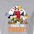 thumbnail image 3 of Peanuts - Trick Or Treat Moonlight - Juniors Cropped Cotton Blend T-Shirt, 3 of 6