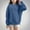 Blue, variant on Bnwani Toddler Girl Sweatshirt Cotton Crew Neck Long Sleeve Winter Sports Thin Sweatshirt Plain Tops Pullover