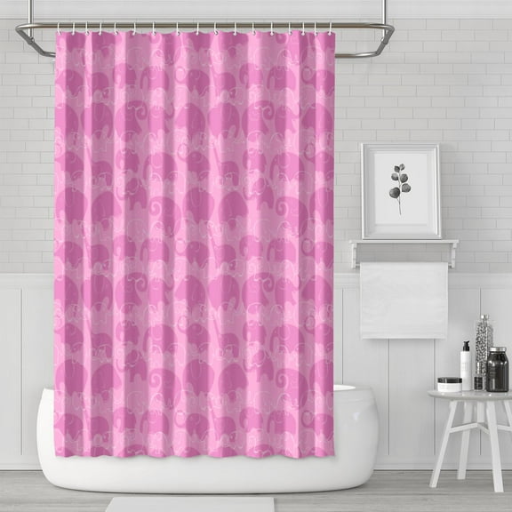 Floral Paisley Shower Curtain 72x72 Inch Premium Polyester Bathroom Curtain with 12 Hooks - Boho Style