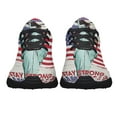 thumbnail image 5 of Independence Day Eagle Sttue of Liberty Sty Stong America Shoes Sneakers Black Size 3.5, 5 of 7