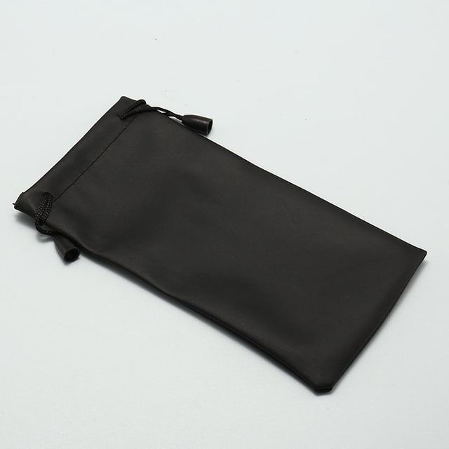 Bolsa para gafas negra Bolsa para gafas de punto de microfibra Bolsa para gafas de punto