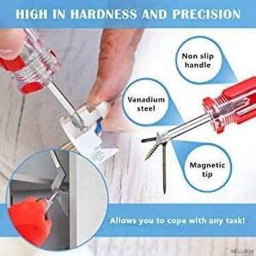 2-Piece Mini Screwdriver Set – Stubby Flat & Phillips – Magnetic Tips – Precision Tools!