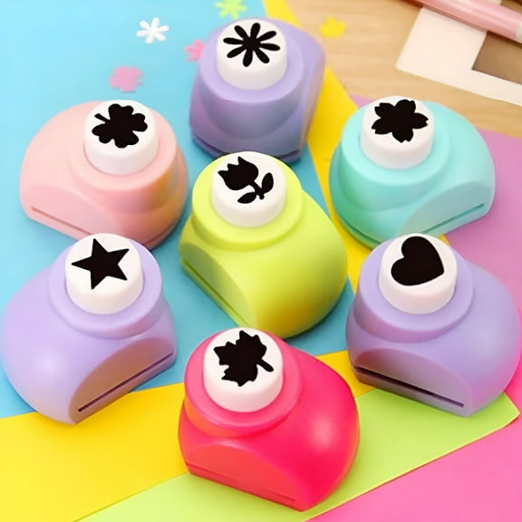 CCOCC Mini Paper Punch Handmade DIY Paper Hole Puncher Scrapbooking Craft Punch Machine For Festival Papers and Greeting