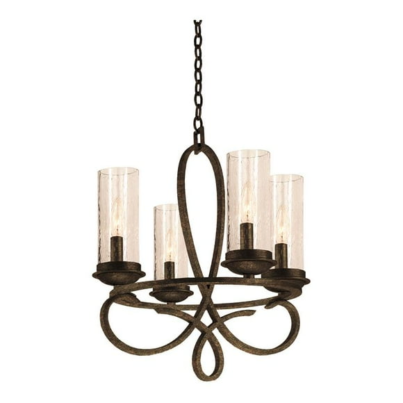 Glass Fringe Chandelier Glass Fringe Chandelier, Spray Paint Chandelier Bronzer