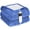 Blue-Throw 50''x60'', variant on Electric Heated Blanket Throw Size 50''x60'' Soft Flannel & Sherpa With 10 Heating Levels Automatically Shut Down After 8h Overheat Protection Machine Washable