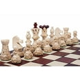 thumbnail image 3 of Handmade Chess Set European Ambassador with 21 Inch Board and Hand Carved Chess Pieces WEGIEL, 3 of 4