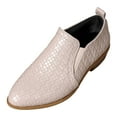 thumbnail image 3 of Chenyee Women's Leather Ankle Boots Low Chunky Heel Pointed Toe Comfortable Slip On Business Short Booties, 3 of 7