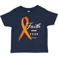 thumbnail image 3 of Inktastic Faith over Fear Leukemia Awareness with Orange Ribbon Boys or Girls Toddler T-Shirt, 3 of 5