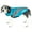Blue, variant on Helios Octane Softshell Neoprene Satin Reflective Dog Jacket w/ Blackshark technology