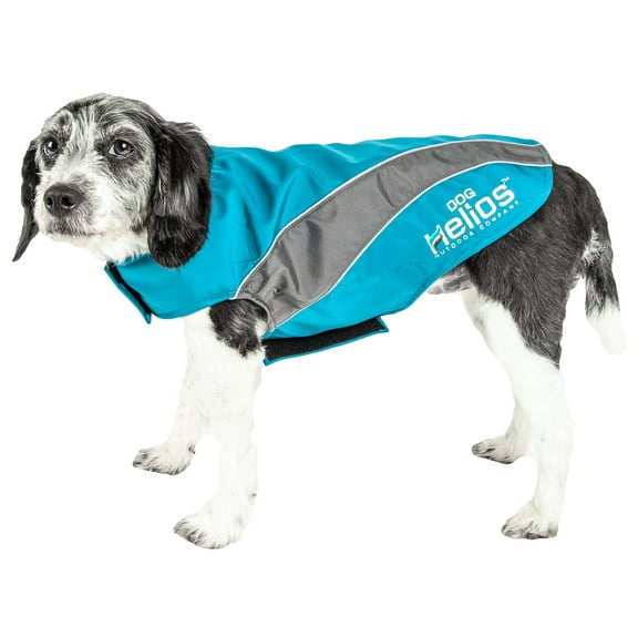 Helios Octane Softshell Neoprene Satin Reflective Dog Jacket w/ Blackshark technology