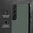 thumbnail image 5 of Feishell Support Wireless Charging Case for Samsung S21,Vintage Classic PU Leather Luxury Business Cover,Soft Non-Slip Grip Anti-Scratch Shockproof Case for Samsung Galaxy S21, Gray, 5 of 8