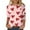Red, variant on Valentines Shirts for Women Heart Print Solid Loose Crew Neck Long Sleeve T Shirt Lightweight Comfy Soft Tee Pullover Outfits Red XXL