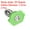 Green, variant on Uxcell 1/4 Inch Stainless Steel Flat Fan 40 Degree 1.2mm Orifice Diameter Nozzle 2 Pack
