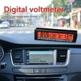 thumbnail image 4 of Digital display Car color electronic clock Car 3-in-1 Digital LCD Display Clock Voltmeter Thermometer Voltage Temperature  Battery, 4 of 10
