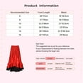 thumbnail image 6 of Sholeno Kids Girls Spanish Flamenco Dance Skirts Polka Dot Ruffle Long Mexican Folklorico Dancewear White 16, 6 of 6