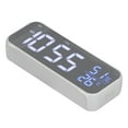 thumbnail image 1 of ROLOJ Electrónico de Espejo Inteligente, Carga de Reloj de Aarma Digital para la Oficina para El Dormitorio para el Hogar, 1 of 7