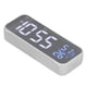 thumbnail image 1 of ROLOJ Electrónico de Espejo Inteligente, Carga de Reloj de Aarma Digital para la Oficina para El Dormitorio para el Hogar, 1 of 7