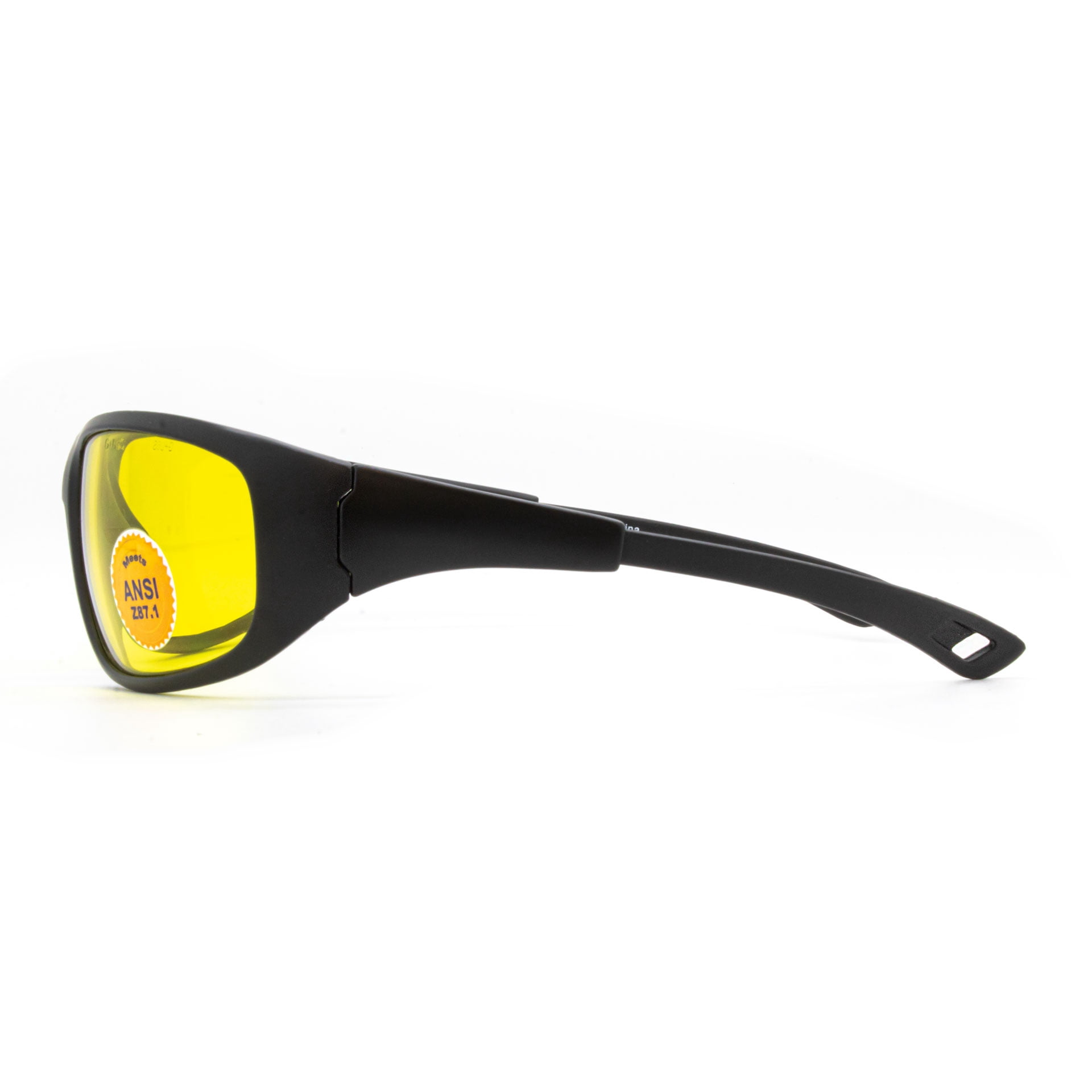 Safety Vu Full Rim Safety Glasses with Yellow PC Lens