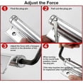 thumbnail image 4 of Spring Door Closer Aluminum Alloy Door Closers Adjustable Surface Mounted Automatic Closing Device 45kg (1 Piece), 4 of 5