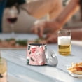 thumbnail image 5 of Yayeee Ashtray with Lid for Cigarette Smokeless Stainless Steel Home Ash Holder, Pink Christmas Cups, 5 of 7