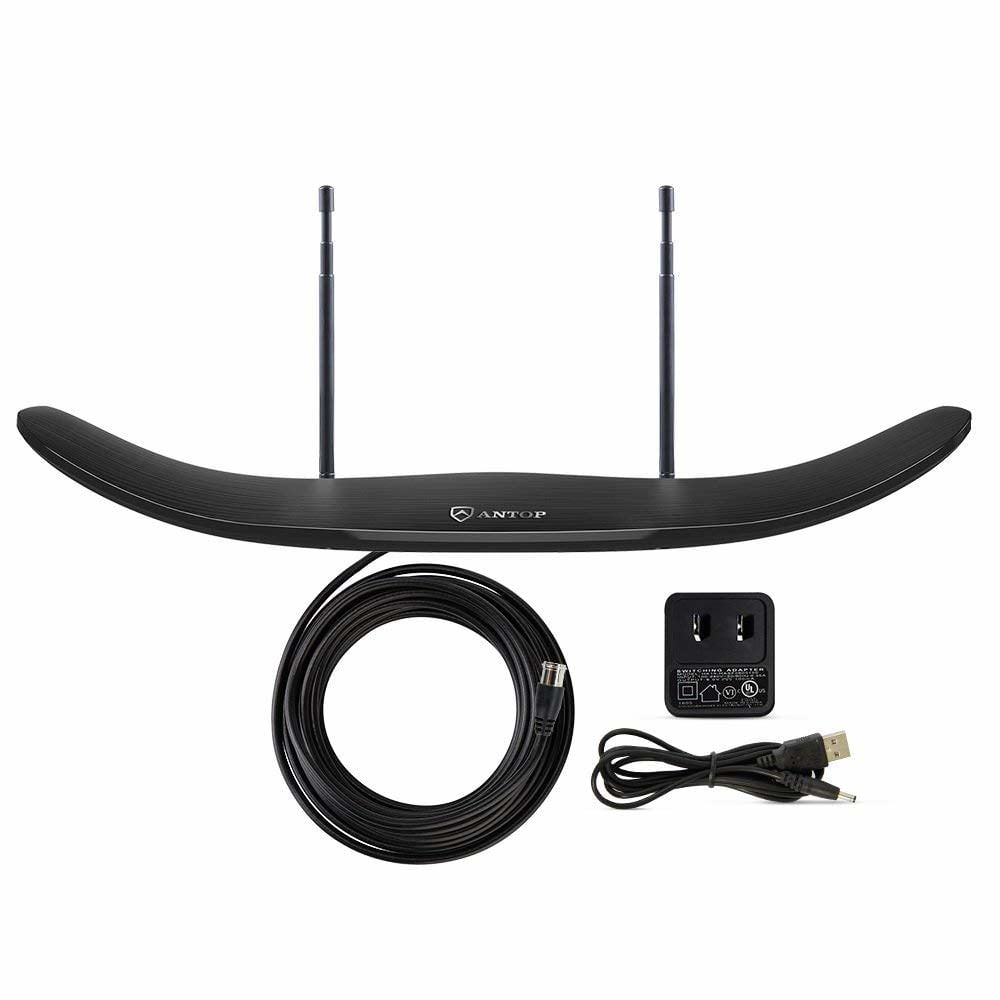 ANTOP AT218B Wave Indoor TV Antenna Smartpass Amplified