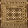 thumbnail image 1 of Ahgly Company Indoor Square Persian Brown Traditional Area Rugs, 6' Square, 1 of 4