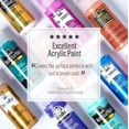 thumbnail image 2 of FolkArt Multi-Surface Satin Acrylic Paint, 2 fl. oz., Titanium White, 2 of 9