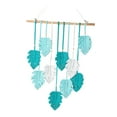 thumbnail image 4 of Tapiz de pared de macramé bohemio hecho a mano, colgante artesanal, tapiz tejido, decoración de pared para Azul, 4 of 9