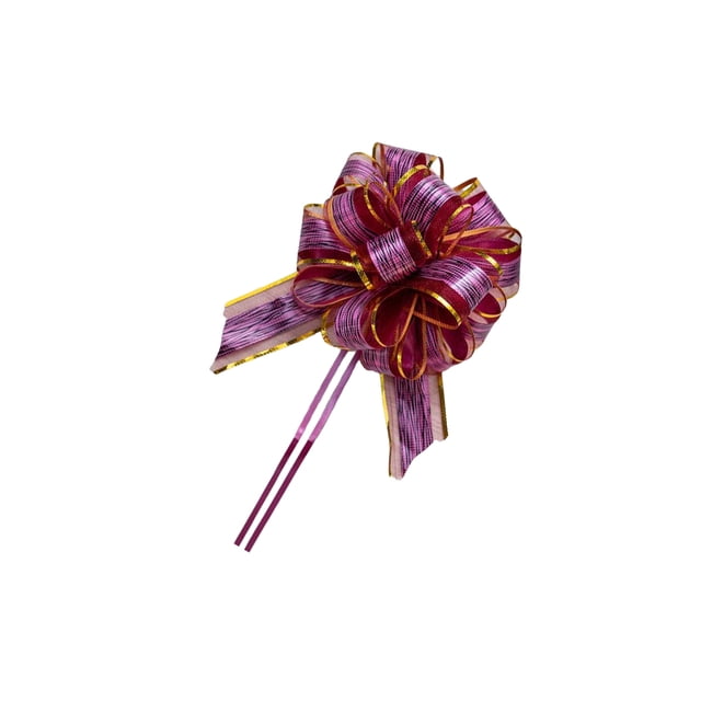 Pull Bows Ribbon for Gift Wrapping Festive Wedding Decoration Wear-resistant Gifts Baskets Multifunctional Christmas Present Wine Red