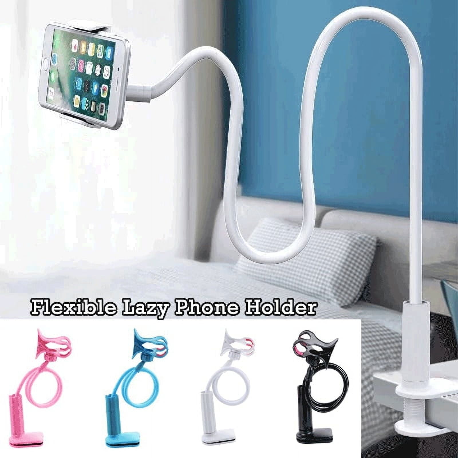 360 Clip Mobile Phone Holder Stand Portable Flexible Lazy Bed Desktop Bracket Smartphones Desk Bed Mount Stand Base Support 75cm