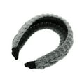 thumbnail image 4 of Unique Bargains 1 Pc Cable Knit Wide Headbands for Women Gray, 4 of 6