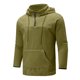 thumbnail image 3 of Gibobby Sudaderas con capucha de manga larga para hombre diseño de letras con cordón liso y limpio(Verdemilitary,G), 3 of 5